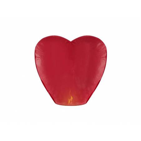 Lanterne céleste Coeur rouge 33 x 83 x 90cm 