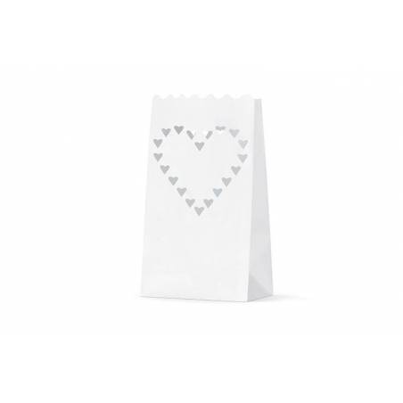 Lanternes sacs à bougies 15 x 9 x 26 cm 