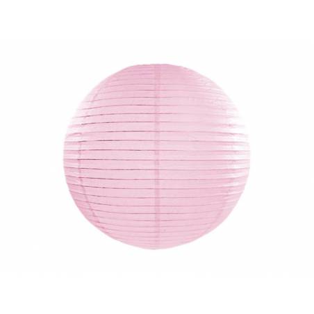 Lanterne en papier rose clair 20cm 