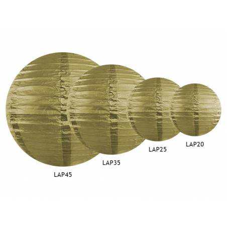 Lanterne en papier or 35cm 