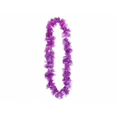 Collier hawaïen violet 1m 