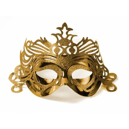 Masque de fête avec ornement or 