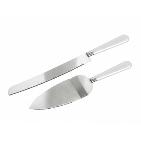Couteau à gâteau et un serveur 