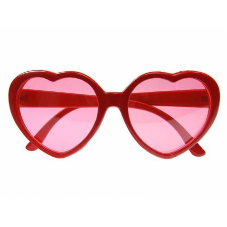 Lunettes Coeurs rouge 