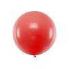 Ballon rond 1m rouge pastel Ballon rond 1m rouge pastel
