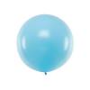 Ballon rond 1m bleu clair pastel Ballon rond 1m bleu clair pastel