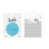 Ballon rond 1m bleu clair pastel Ballon rond 1m bleu clair pastel