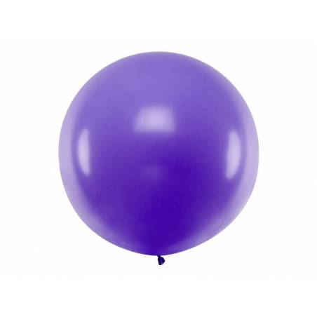 Ballon rond 1m Pastel Lavande 