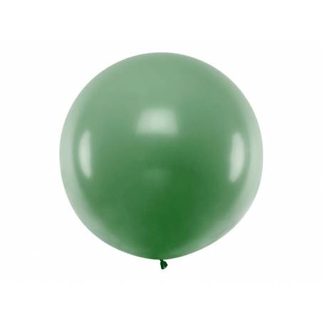Ballon rond 1m vert foncé pastel Ballon rond 1m vert foncé pastel