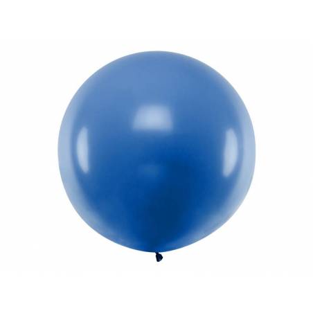 Ballon rond 1m bleu pastel Ballon rond 1m bleu pastel