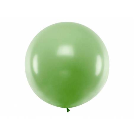 Ballon rond 1m vert pastel Ballon rond 1m vert pastel