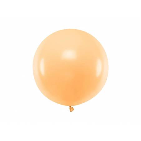 Ballon Rond 60cm Pêche Légère Pastel 