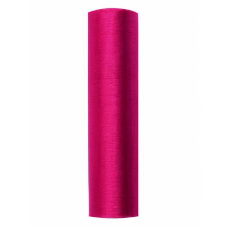 Organza Uni rose foncé 016 x 9m 