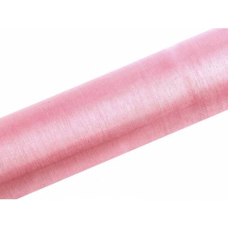 Organza Uni rose pâle 016 x 9m 