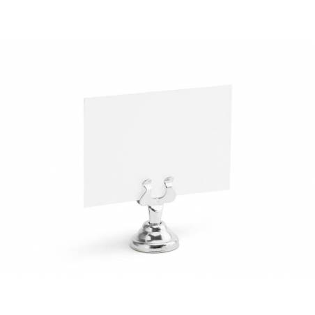 Porte-cartes argent 4cm 