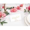 Porte-cartes Triangles or rose 23 cm Porte-cartes Triangles or rose 23 cm