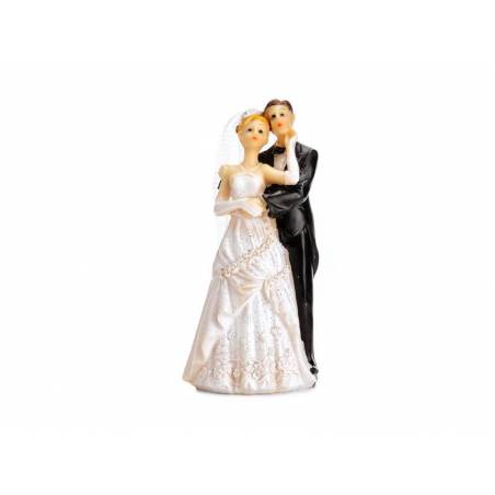 Cake Topper Jeunes mariés 11cm 