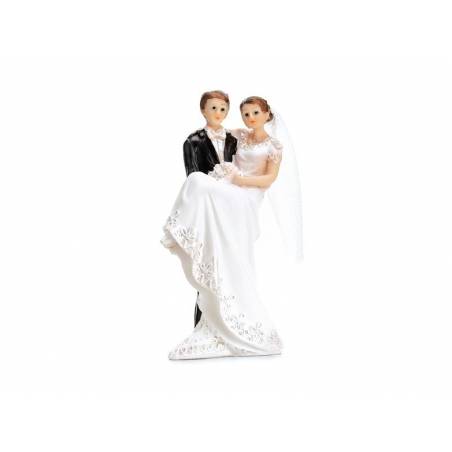 Cake Topper Jeunes mariés 11cm 