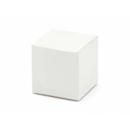 Boîtes carrées blanches 