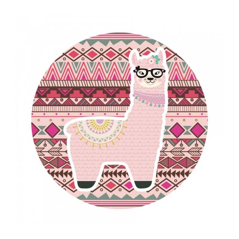 20 Maxi Stickers Lama Rose 20 Maxi Stickers Lama Rose