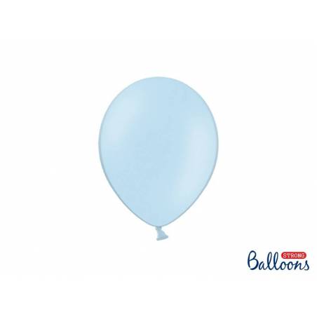 Ballons forts 23cm bleu pastel 