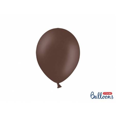 Ballons forts 23cm brun cacao pastel 