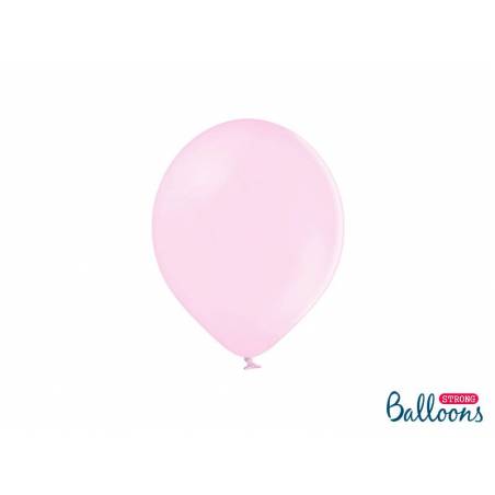 Ballons forts 23cm rose pâle pastel 