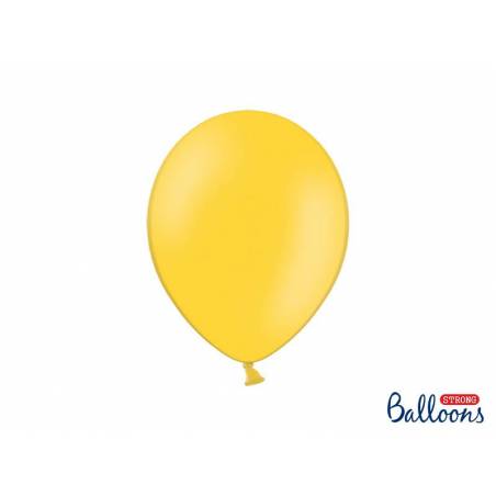 Ballons forts 27cm jaune miel pastel 