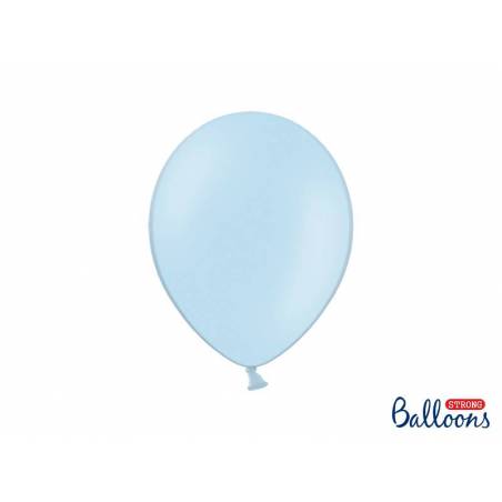 Ballons forts 27cm bleu pastel 