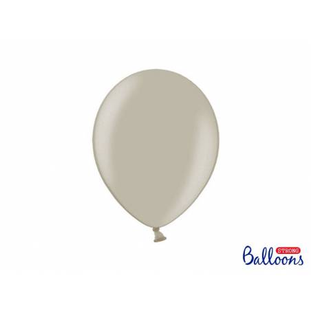 Ballons forts 27cm gris pastel chaud 