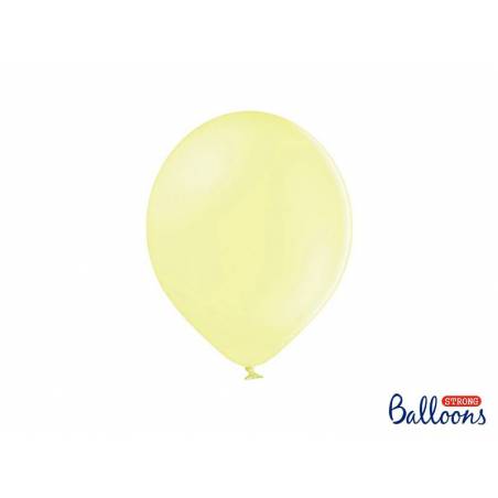 Ballons forts 27cm jaune pâle pastel 
