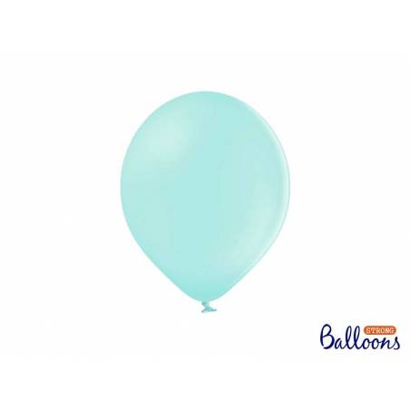 Ballons forts 27cm menthe légère pastel 