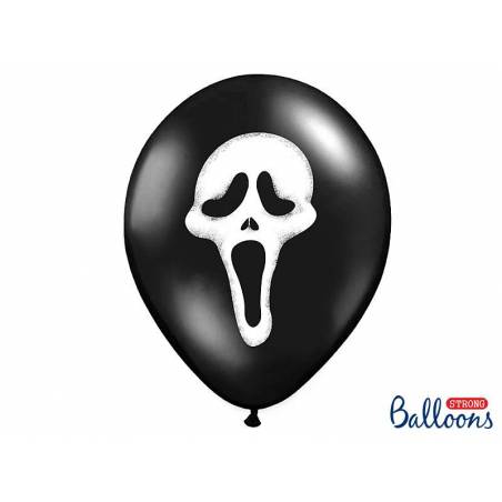 Ballons 30cm Scream Pastel Black 