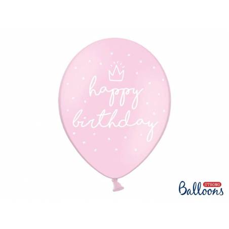 Ballons forts 30cm heureux ... P. B. Pink 