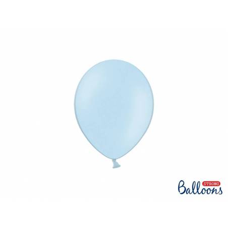 Ballons forts 12cm bleu pastel pastel 