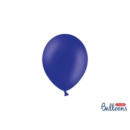 Ballons forts 12cm bleu royal pastel 