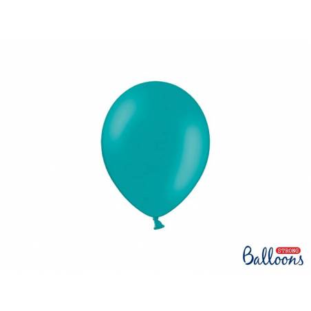 Ballons forts 12cm bleu pastel lagon 