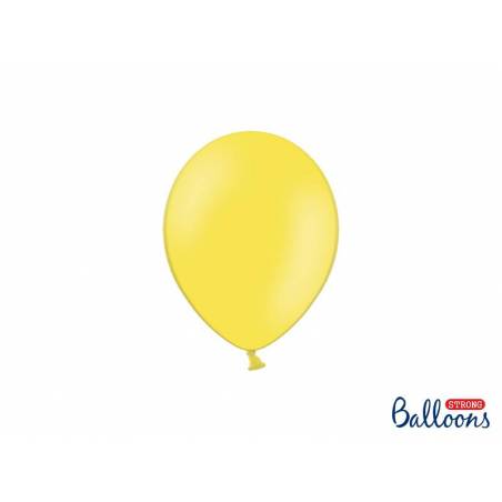 Ballons forts 12cm zeste de citron pastel 