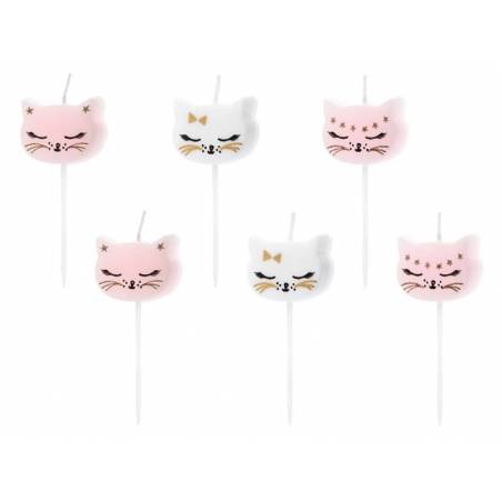Bougies D Anniversaire Chat Assortiment 2cm Bougies D Anniversaire Chat Assortiment 2cm